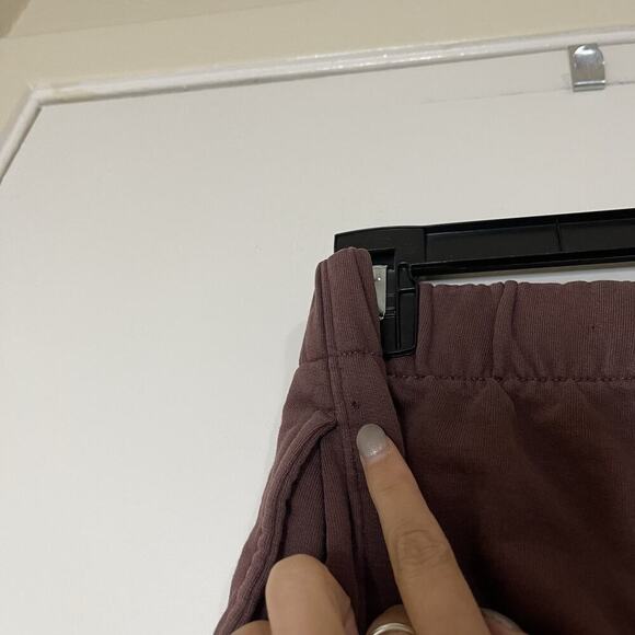 BOYS LIE hatchet cemetery maroon logo jogger sweatpants size Large - Picture 4 of 6